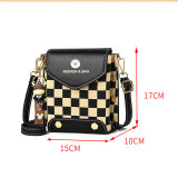 Mobile phone bag women fashion shoulder bag messenger mini satchel fit 18mm snap button jewelry