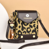 Mobile phone bag women fashion shoulder bag messenger mini satchel fit 18mm snap button jewelry