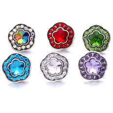 20MM  design Rhinestone  Metal snap buttons