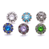 20MM  design Rhinestone  Metal snap buttons