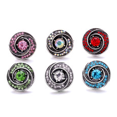 20MM  design Rhinestone  Metal snap buttons