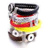 Leather bracelets fit 20mm snaps  jewelry