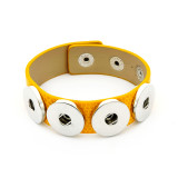 Leather bracelets fit 20mm snaps  jewelry