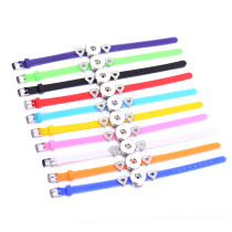 love Silicone rhinestones Bracelets fit 20mm snaps  jewelry