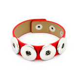 Leather bracelets fit 20mm snaps  jewelry