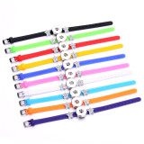 Star Silicone rhinestones Bracelets fit 20mm snaps  jewelry