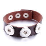 Leather bracelets fit 20mm snaps  jewelry