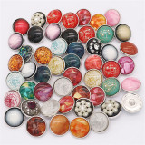 20pcs set of mixed Color randomised 20MM resin snap buttons