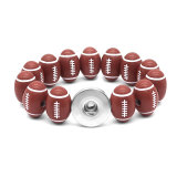 1 buttons Softball Football Volleyball  snap button bracelet fit 18mm snap buttons