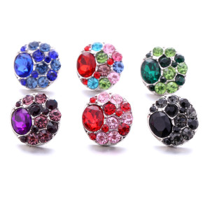 20MM  design Rhinestone  Metal snap buttons