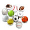 20MM rugby Print glass snaps buttons