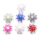 20MM  design Rhinestone  Metal snap buttons