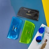 Transparent jelly glasses bag men and women sunglasses sunglasses storage protection travel portable glasses case