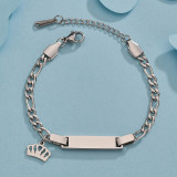 Stainless Steel Bend Bracelet Creative NK Chain Love Butterfly Crown Star