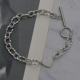 Love OT Buckle Bracelet Stainless Steel Bracelet