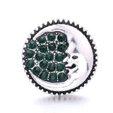 moon 20MM  design Rhinestone  Metal snap buttons