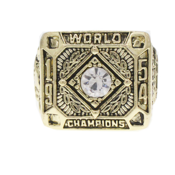 11# MLB 1954 San Francisco Giants Championship Ring Alloy Electroplating Diamond Ring