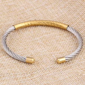 stainless steel cable bracelet