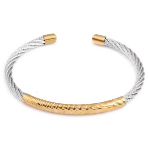 stainless steel cable bracelet