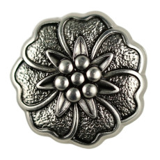 20MM  flower golden silver  snap buttons