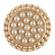20MM  pearl golden silver  snap buttons