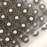 20MM  pearl golden silver  snap buttons