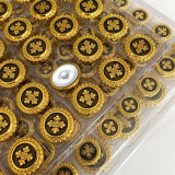 20MM  cross golden silver  snap buttons