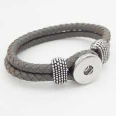 Genuine Leather bracelets fit 20mm snaps  jewelry