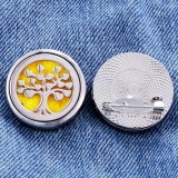 Perfume essential oil diffuser tree brooch personality hollowed out aromatherapy clothing accessories brooch