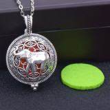 73cm chain Tree of life magnetite alloy aroma diffuser necklace owl photo box pendant carved hollow essential oil pendant