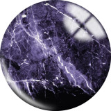 20MM Purple pattern Print  glass snaps buttons