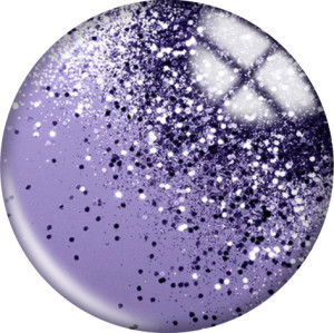 20MM Purple pattern Print  glass snaps buttons