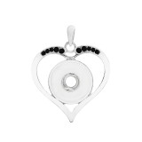 love snap sliver Pendant  fit 20MM snap button jewelry