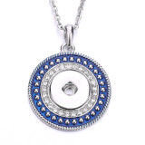 Necklace 80CM chain  metal  fit 20MM chunks snap button jewelry