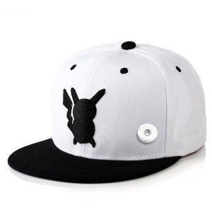 Baseball cap peaked cap hip hop men's and women's all-match casual hat fit 18mm snap button jewelry