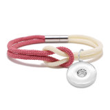 Concentric knot Milanese rope bracelet personality color fit18&20MM  snaps jewelry
