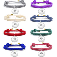 Milanese String Couple Color Bracelet fit18&20MM  snaps jewelry