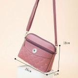 Large capacity bucket bag fashion embroidery love pu trendy women's bag fit 18mm snap button jewelry