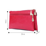 New Crossbody Shoulder Bag Lychee Pattern Flap Fashion Clutch fit 18mm snap button jewelry