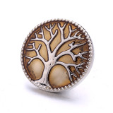 20MM tree of life enamel design  Metal snap buttons