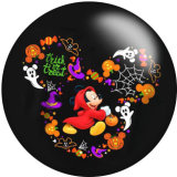 20MM Cartoon Halloween glass snaps buttons