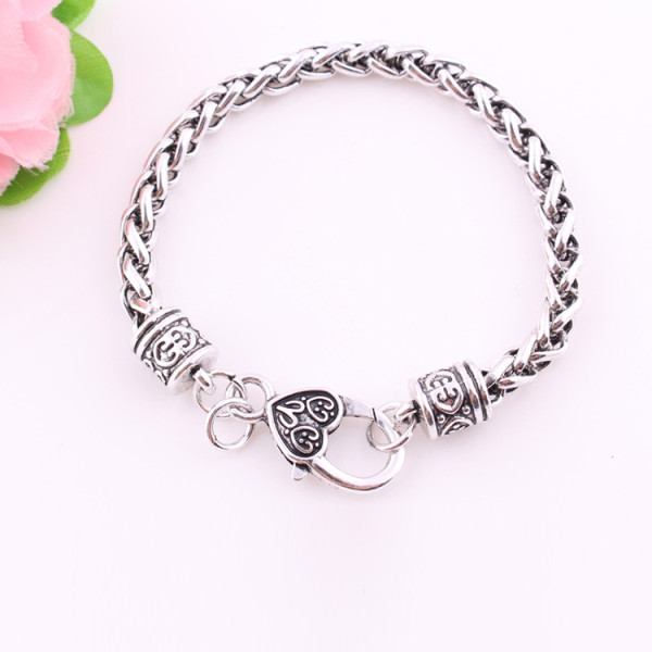 LOVE heart alloy bracelet Mother's Day