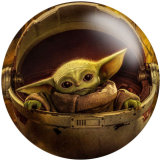 20MM Marvel Anime Heroes Baby Yoda  glass snaps buttons