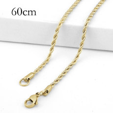 60CM Stainless steel fashion rope chain fit all jewelry