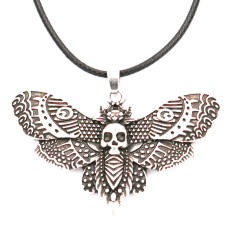 55cm moth metal necklace
