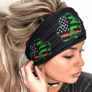 Chrysanthemum Floral Print Women's Hijab Sports Hair Bandwidth Yoga Headwear