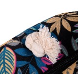 Beach Bag Leaf Canvas Print Cotton Rope Tote Bag