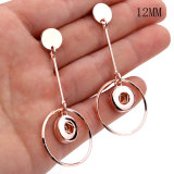 Alloy Earrings charms fit 12MM snap button jewelry