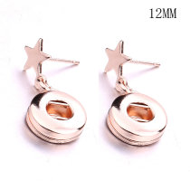 Alloy Earrings charms fit 12MM snap button jewelry