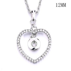 Necklace 80CM chain  metal  fit 12MM chunks snap button jewelry